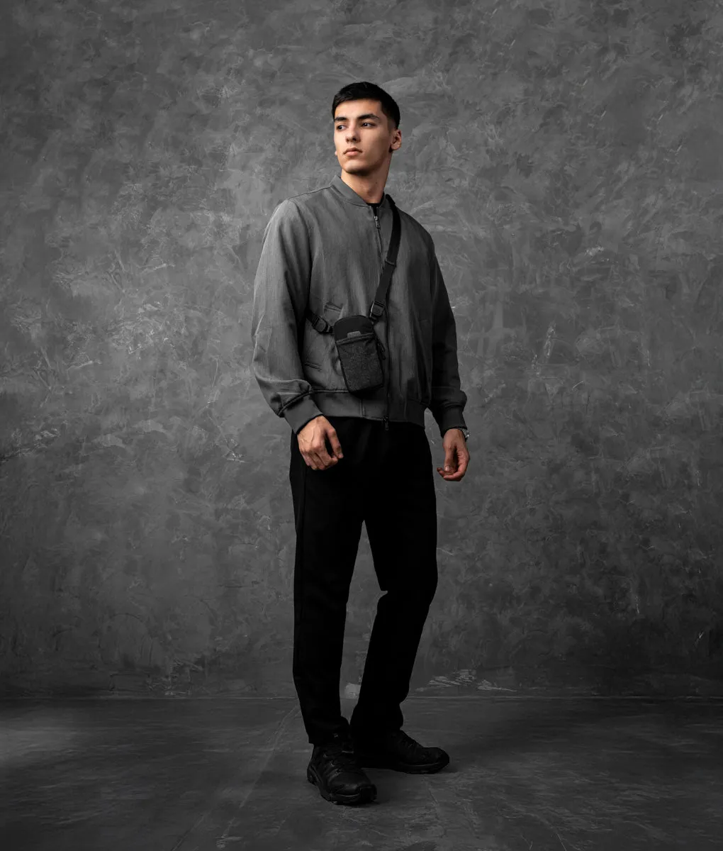Alpaka Modular Shoulder Pocket Slim skuldertaske sort