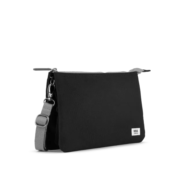 Roka London Carnaby XL crossbody taske grå 0,5 liter