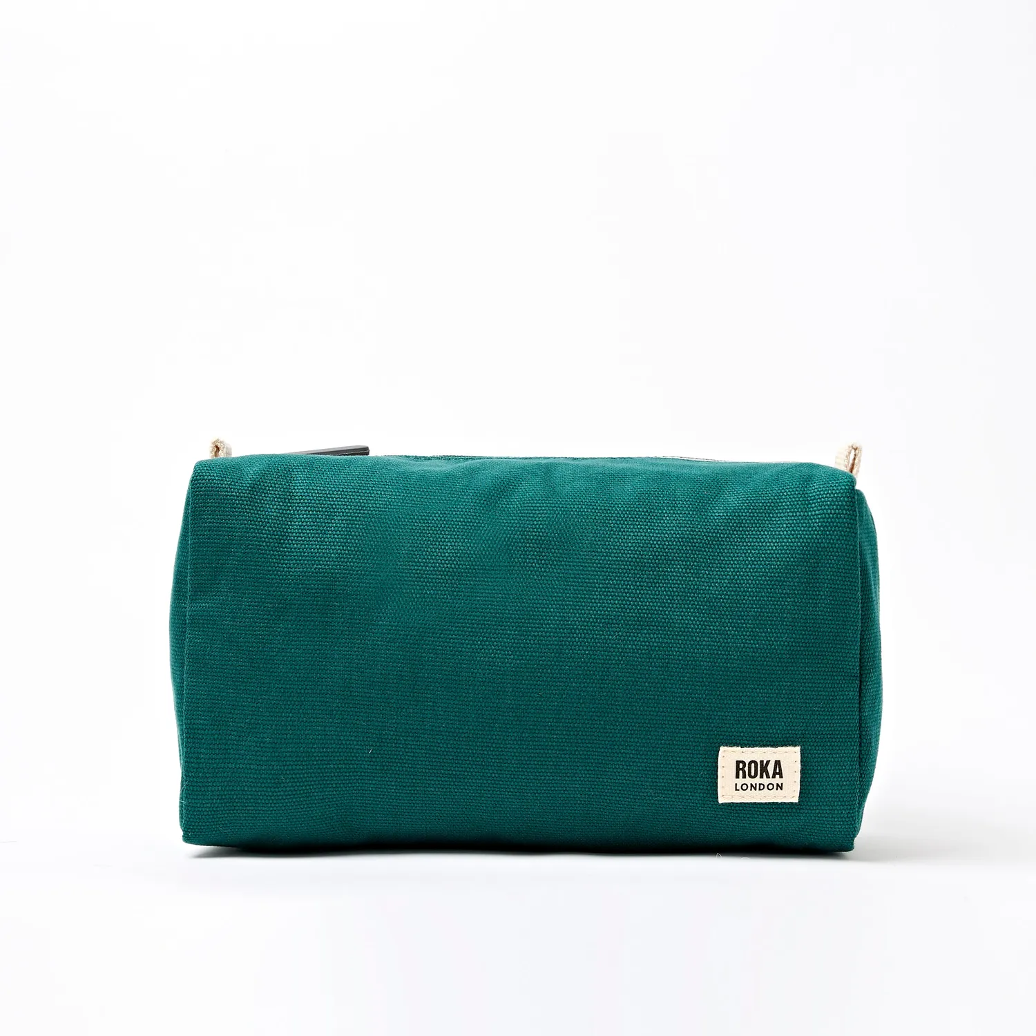 Roka London Maygrove toilettaske teal small vandafvisende