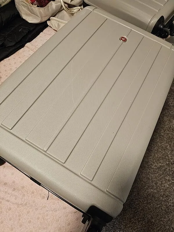 SwissGear 6297 kufferter 2 dele sølv hardcase