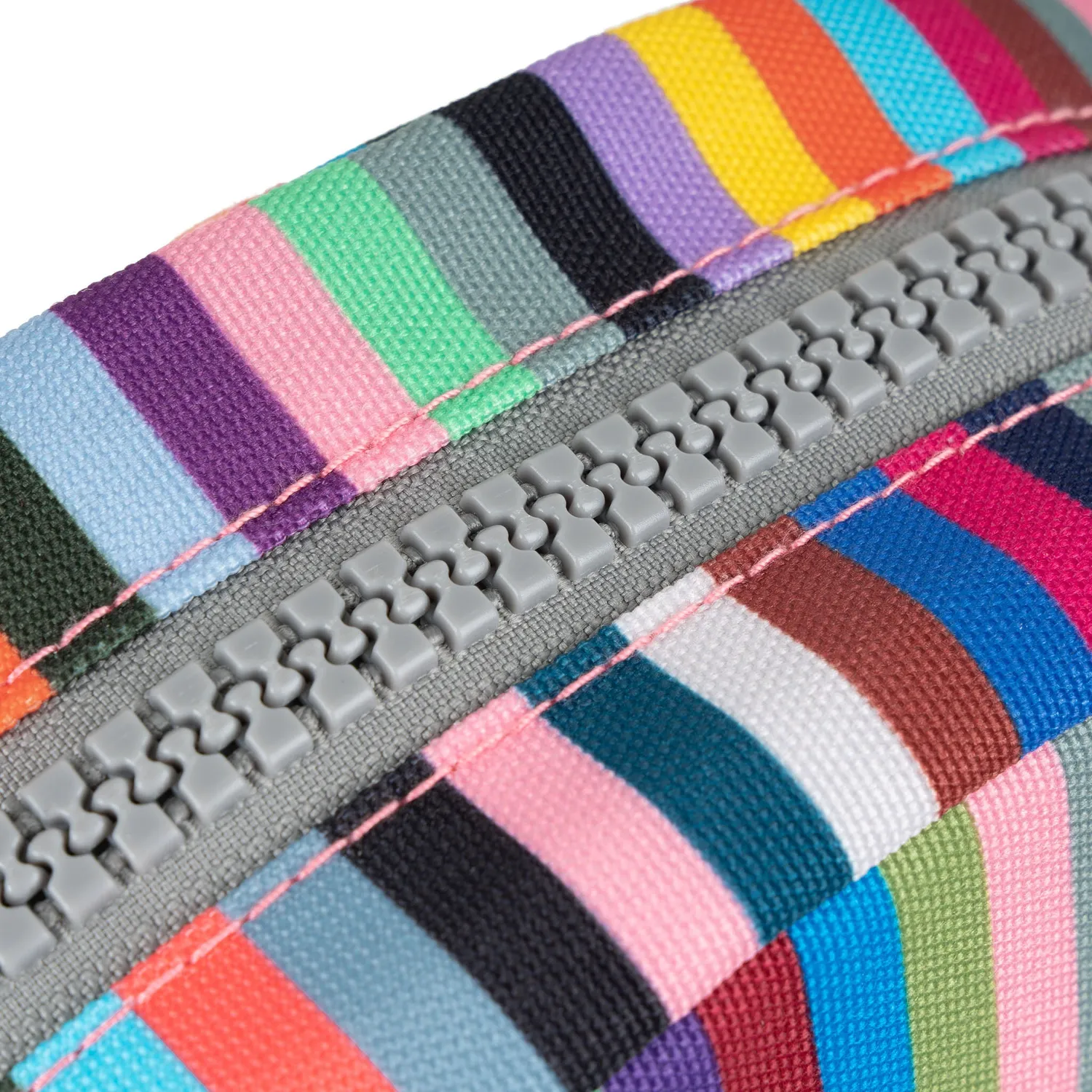Roka London Paddington crossbody taske small multi stripe rund