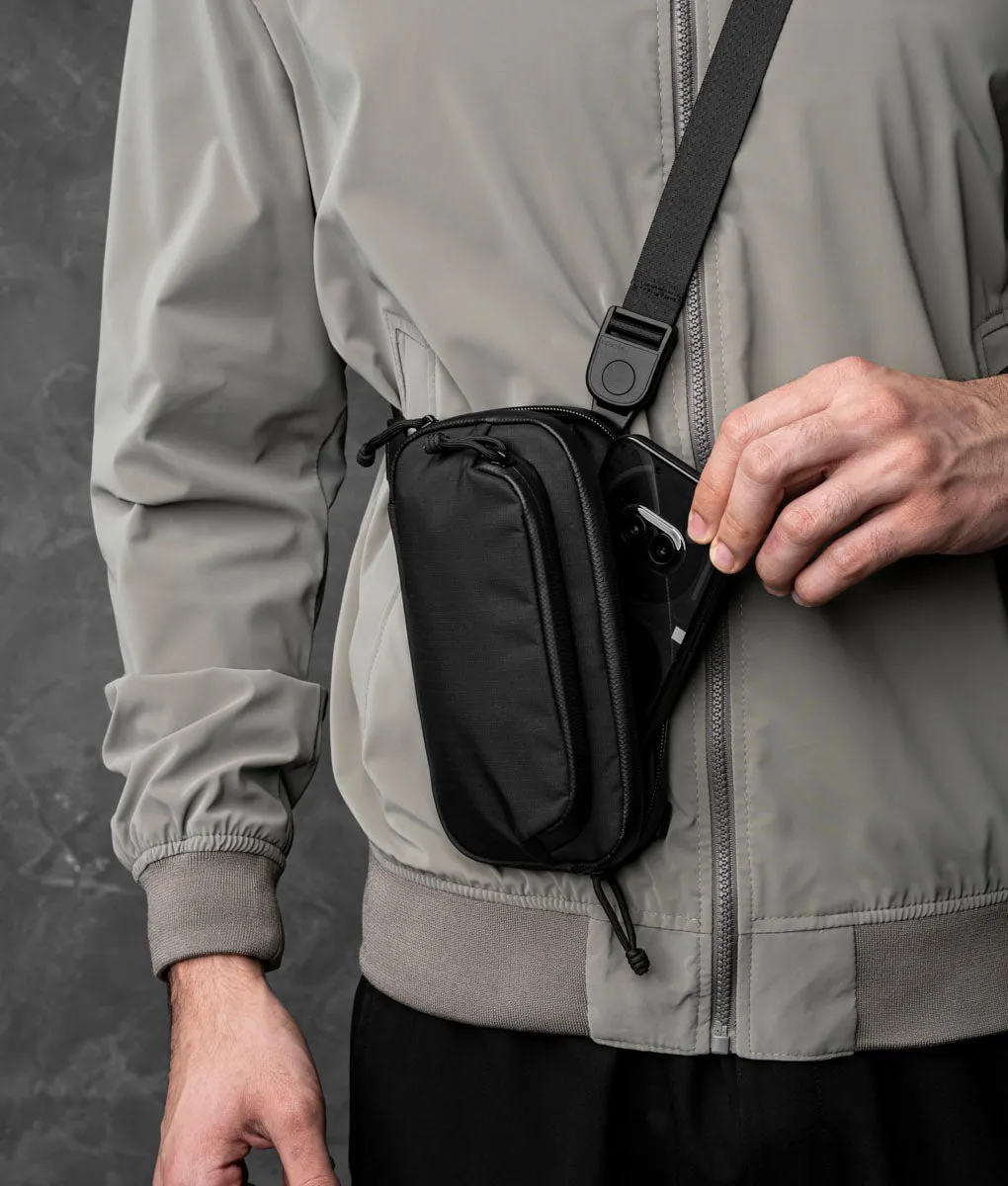Alpaka Bravo Passport Pouch paspung sort 210D