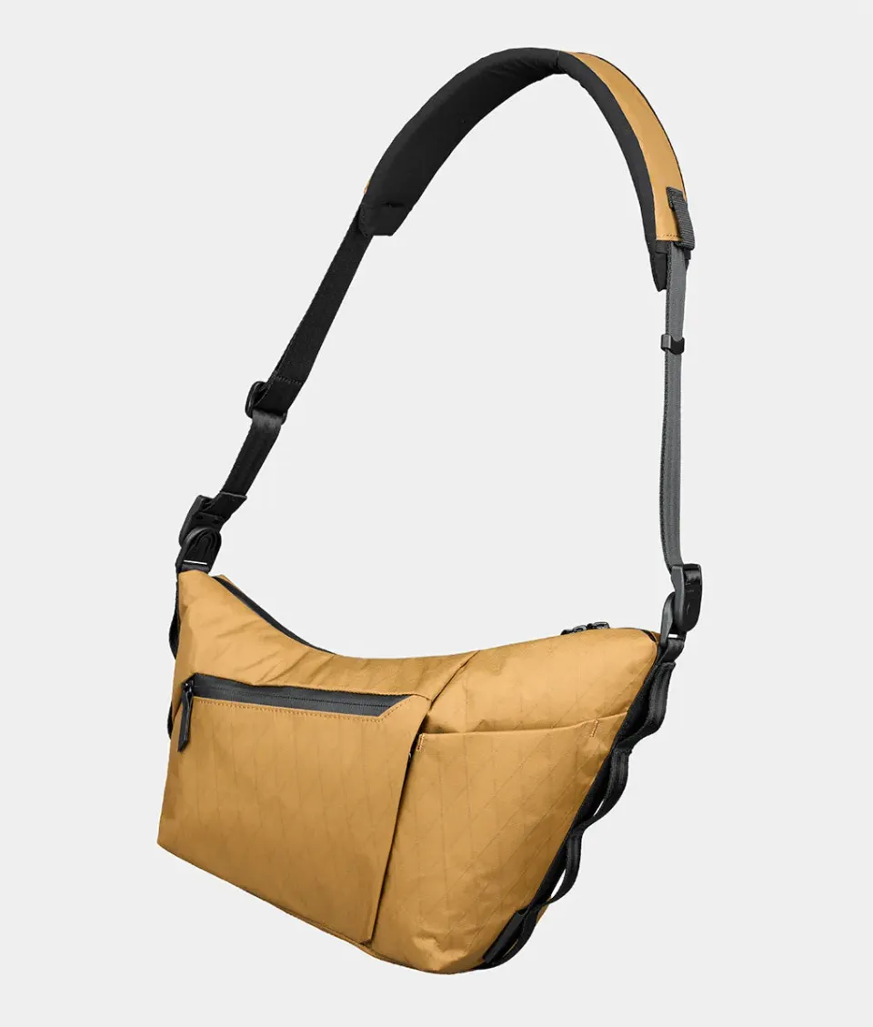 Alpaka Flow Satchel 4L skuldertaske brun X-Pac