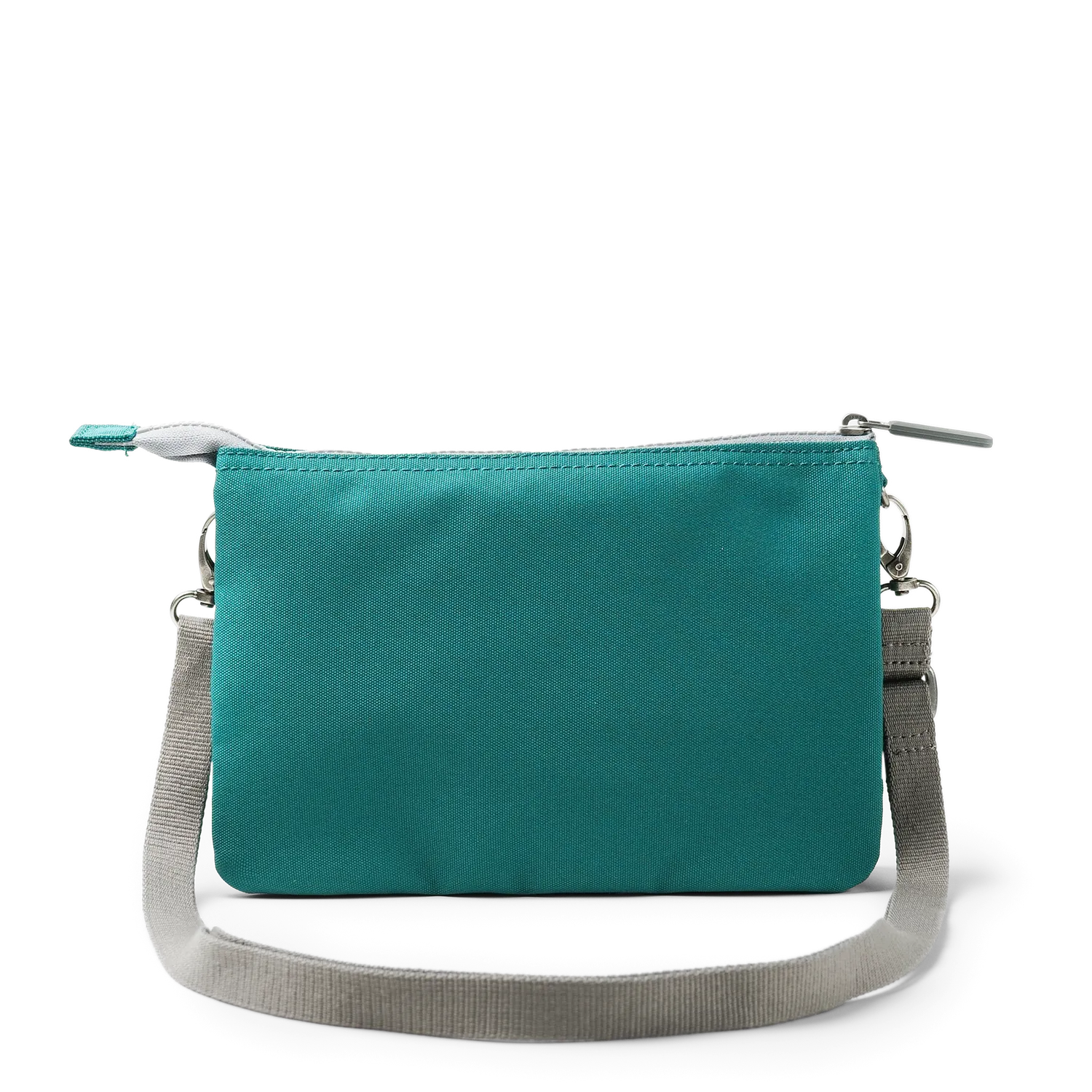 Roka London Carnaby XL crossbody taske teal aftagelig rem