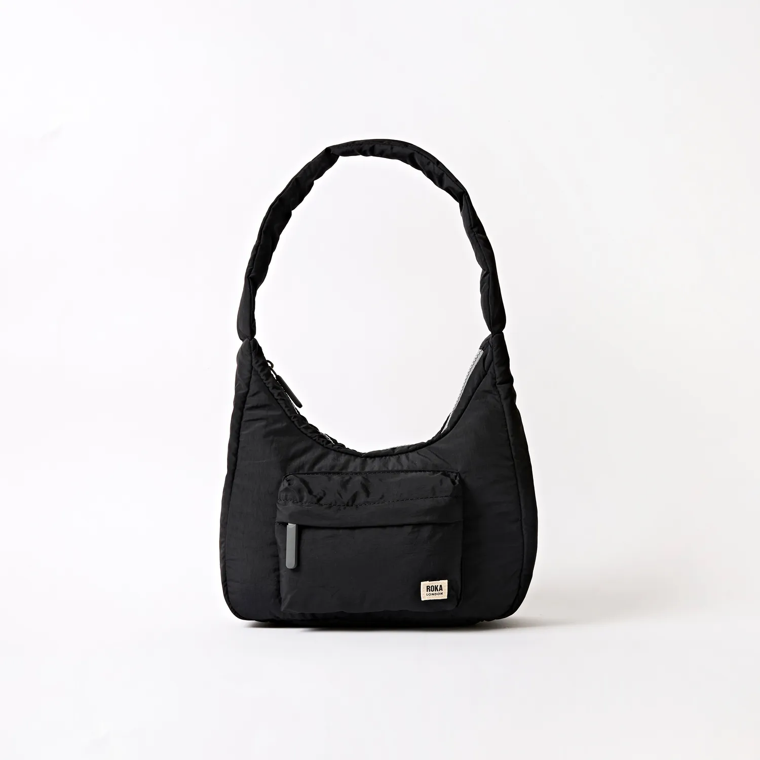 Roka London Belsize Small håndtaske Black quiltet