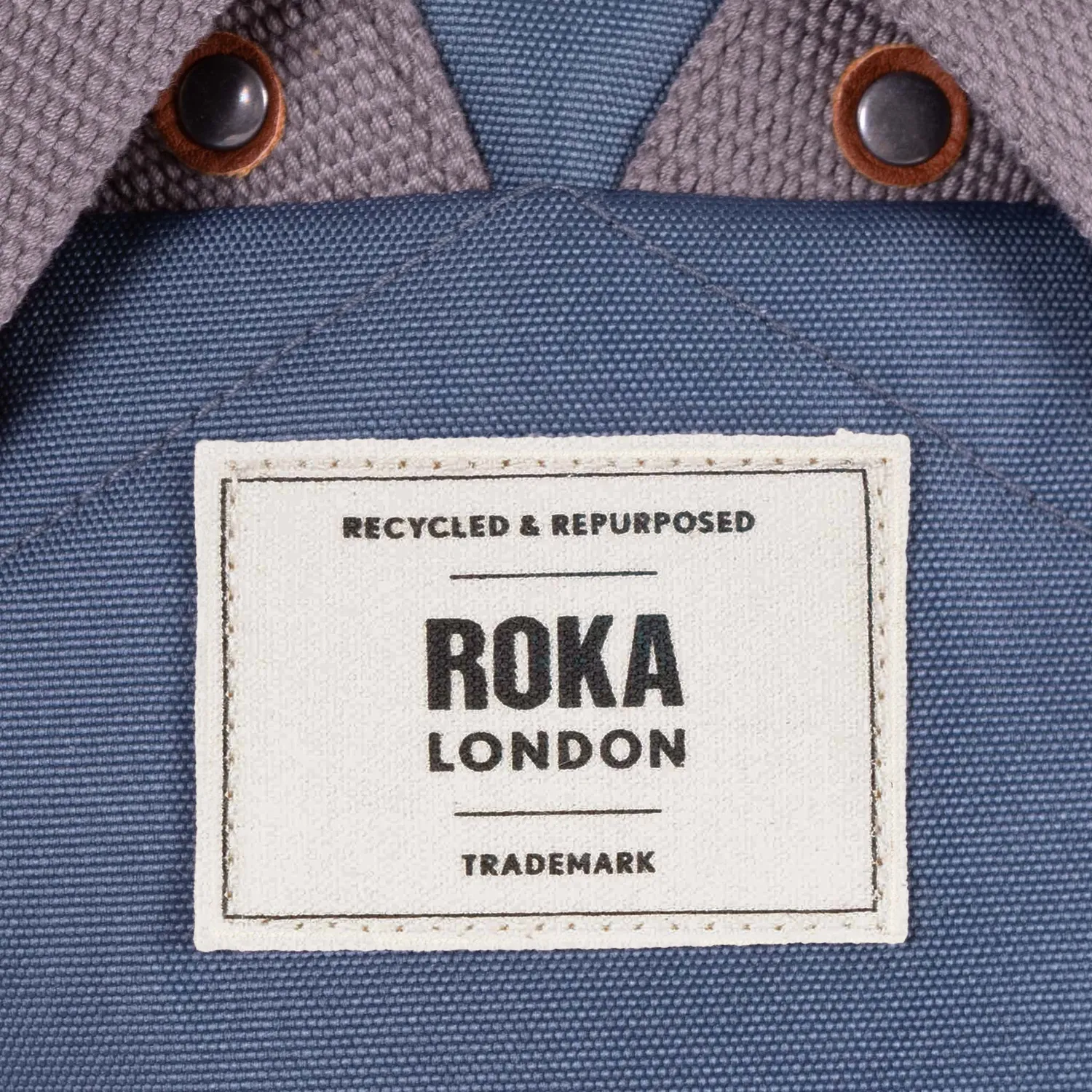 Roka London Finchley rygsæk Airforce roll-top