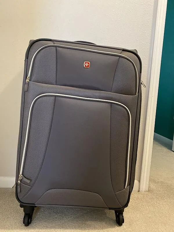 SwissGear 7362 kuffertsæt grå 3 dele spinner udvidelig
