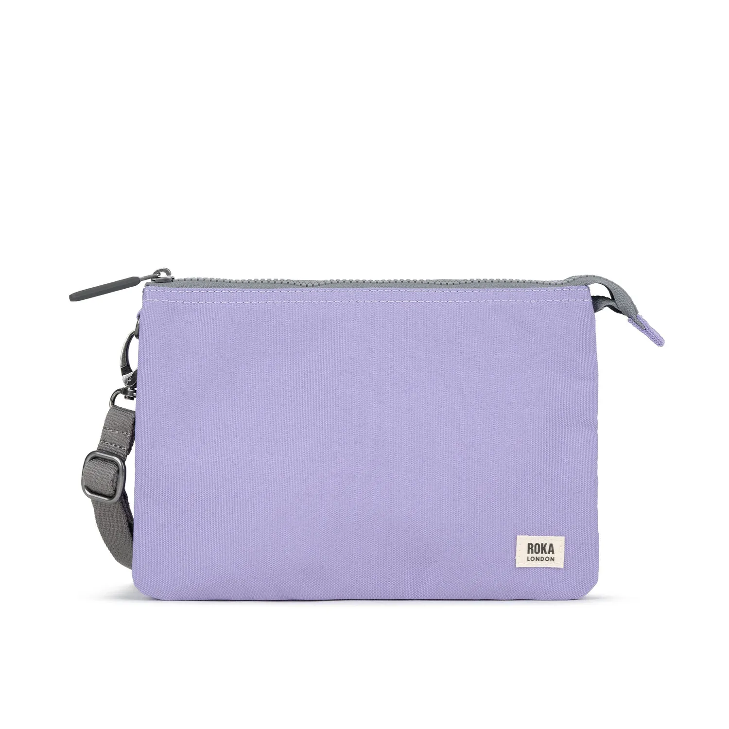 Roka London Carnaby XL crossbody taske Lavender 0,5 liter