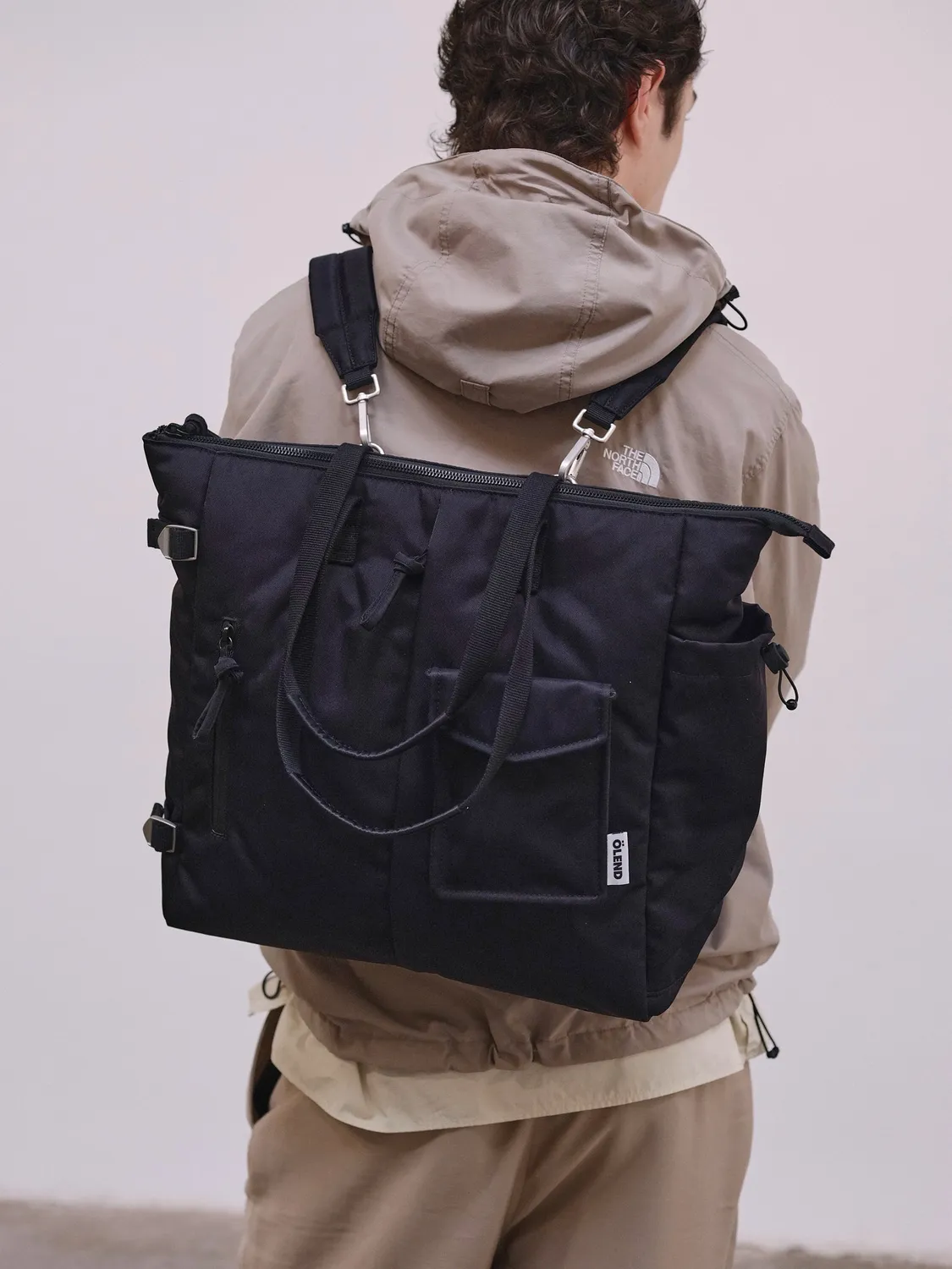 Ölend Calypso Vertical multibag sort 4-i-1 rygsæk
