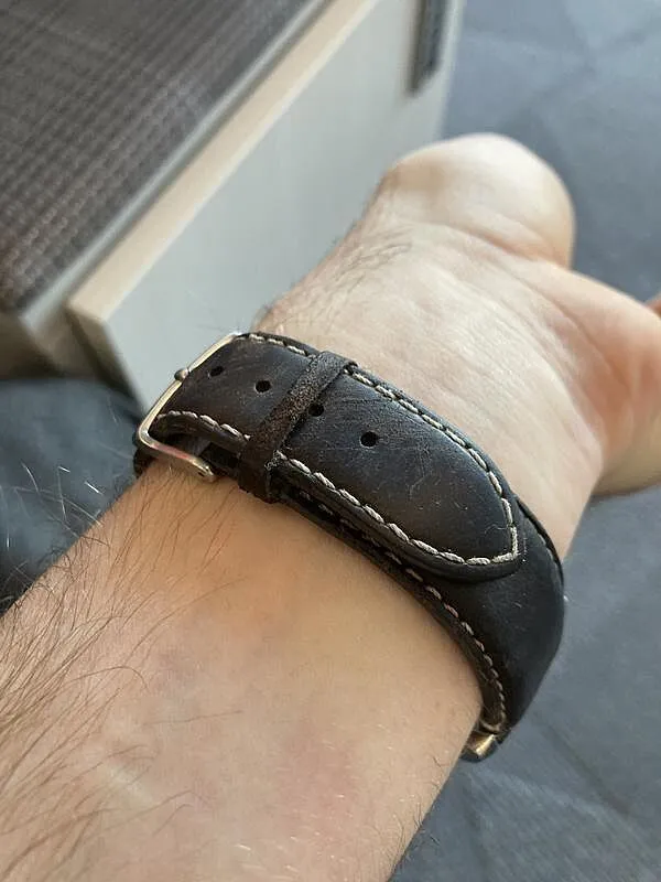 SWISSGEAR Legacy herreur sort læder 100m