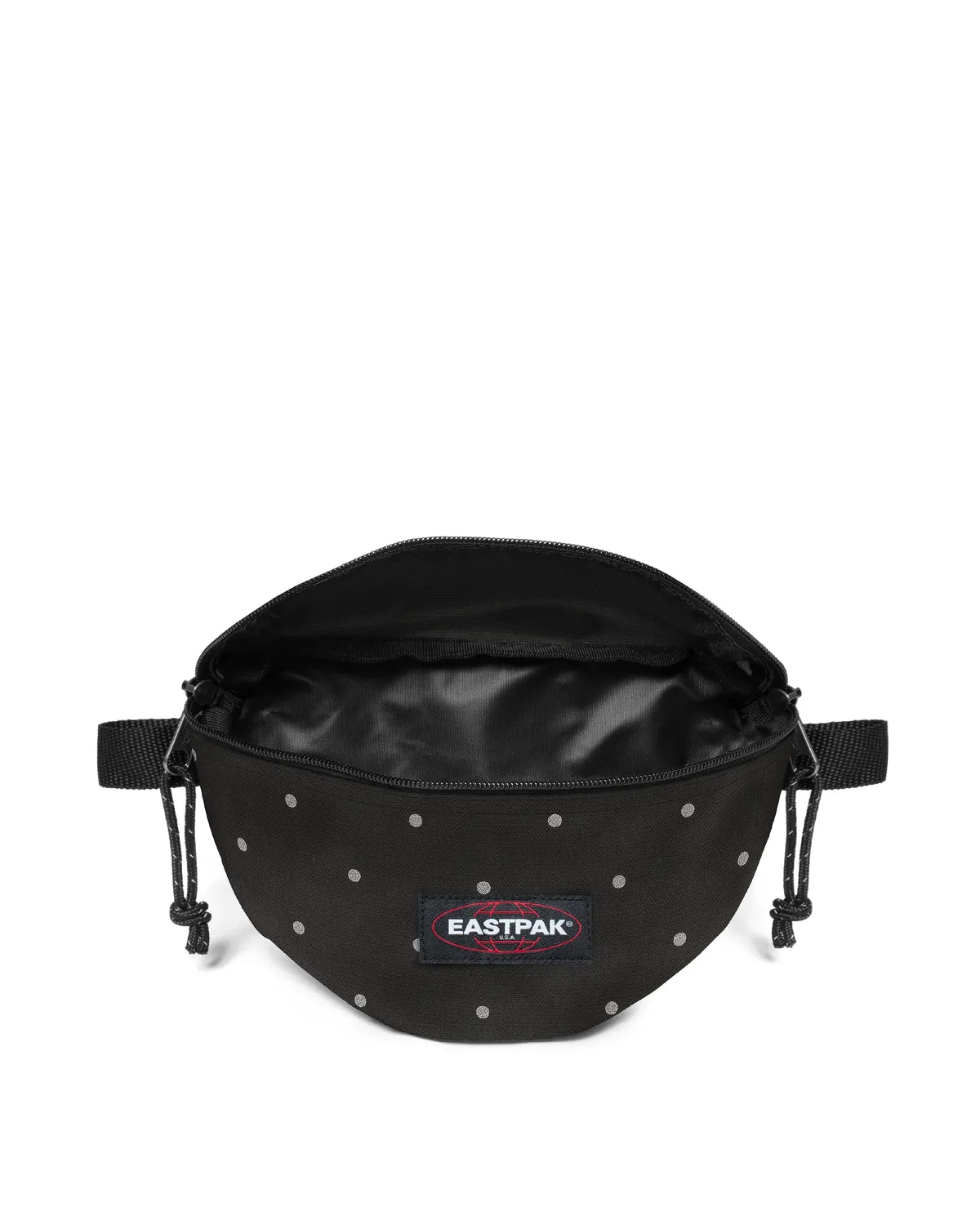 Eastpak Springer bæltetaske Dots Black Silver Small prikker
