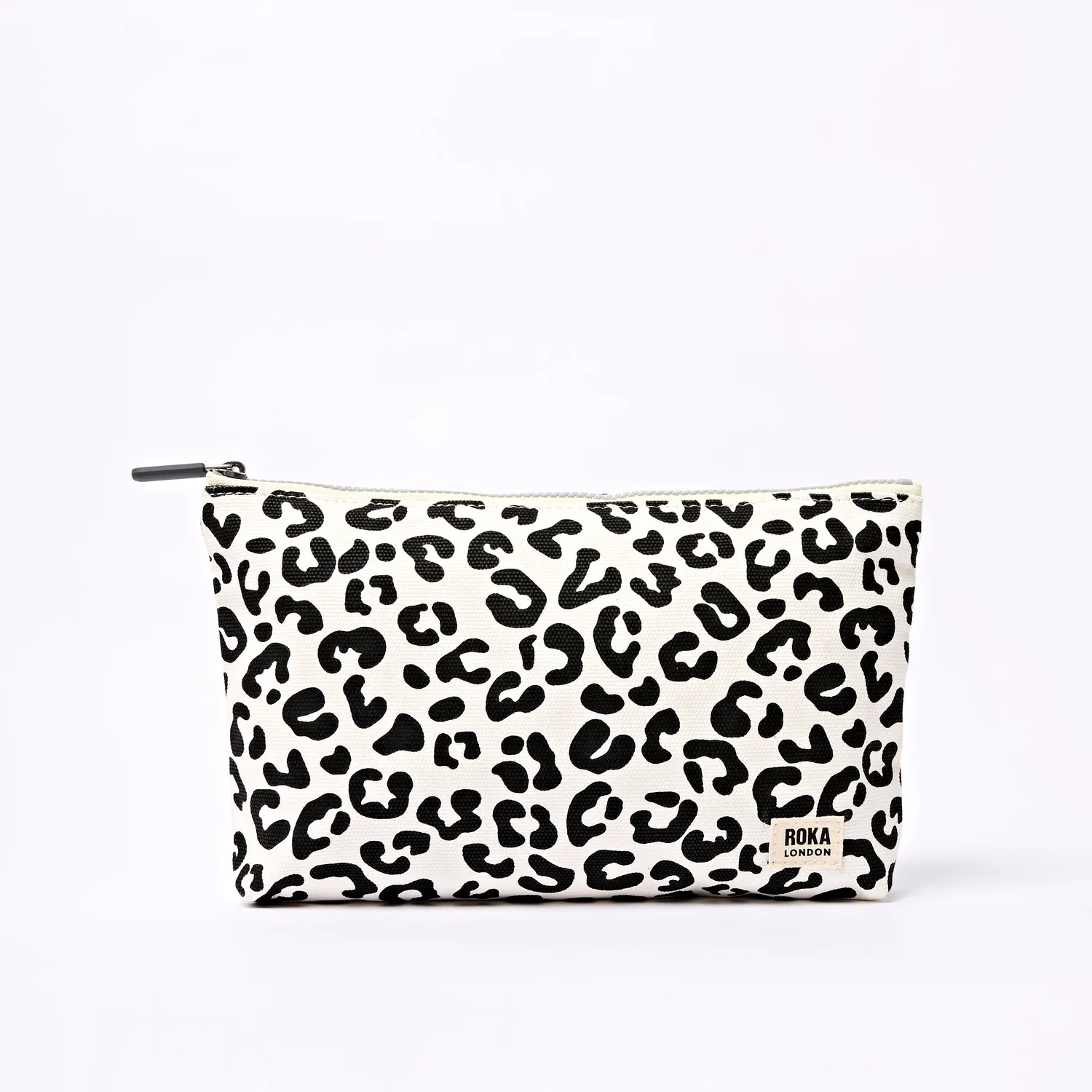 Roka London Maida Vale pouch Summer Leopard Small bomuld