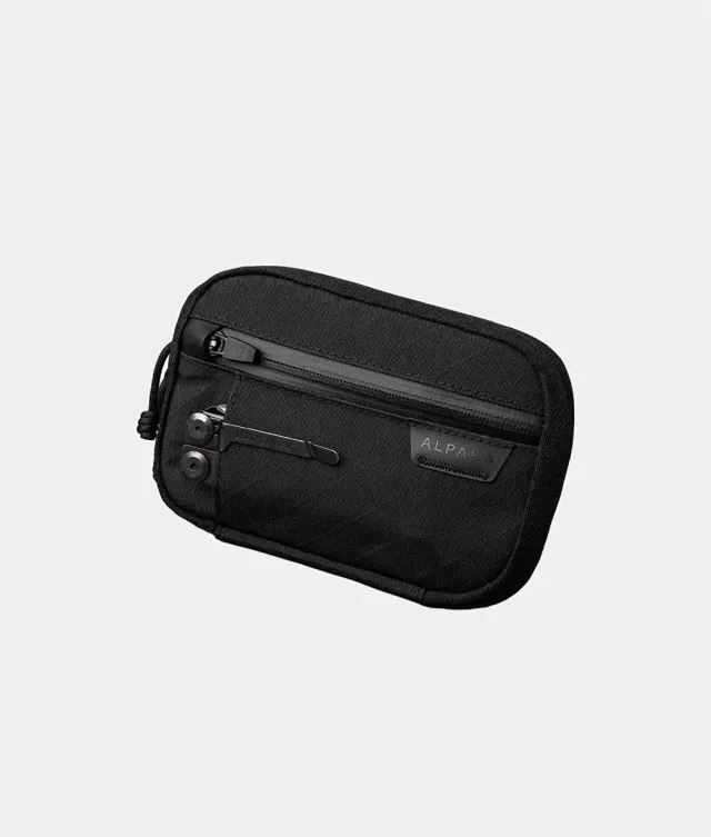 Alpaka Admin Pouch Pro organizer sort Axogrid vandtæt