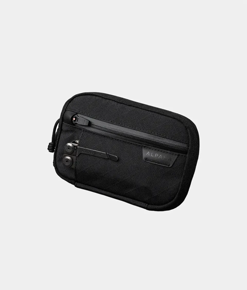Alpaka Admin Pouch Pro organizer sort Axogrid vandtæt