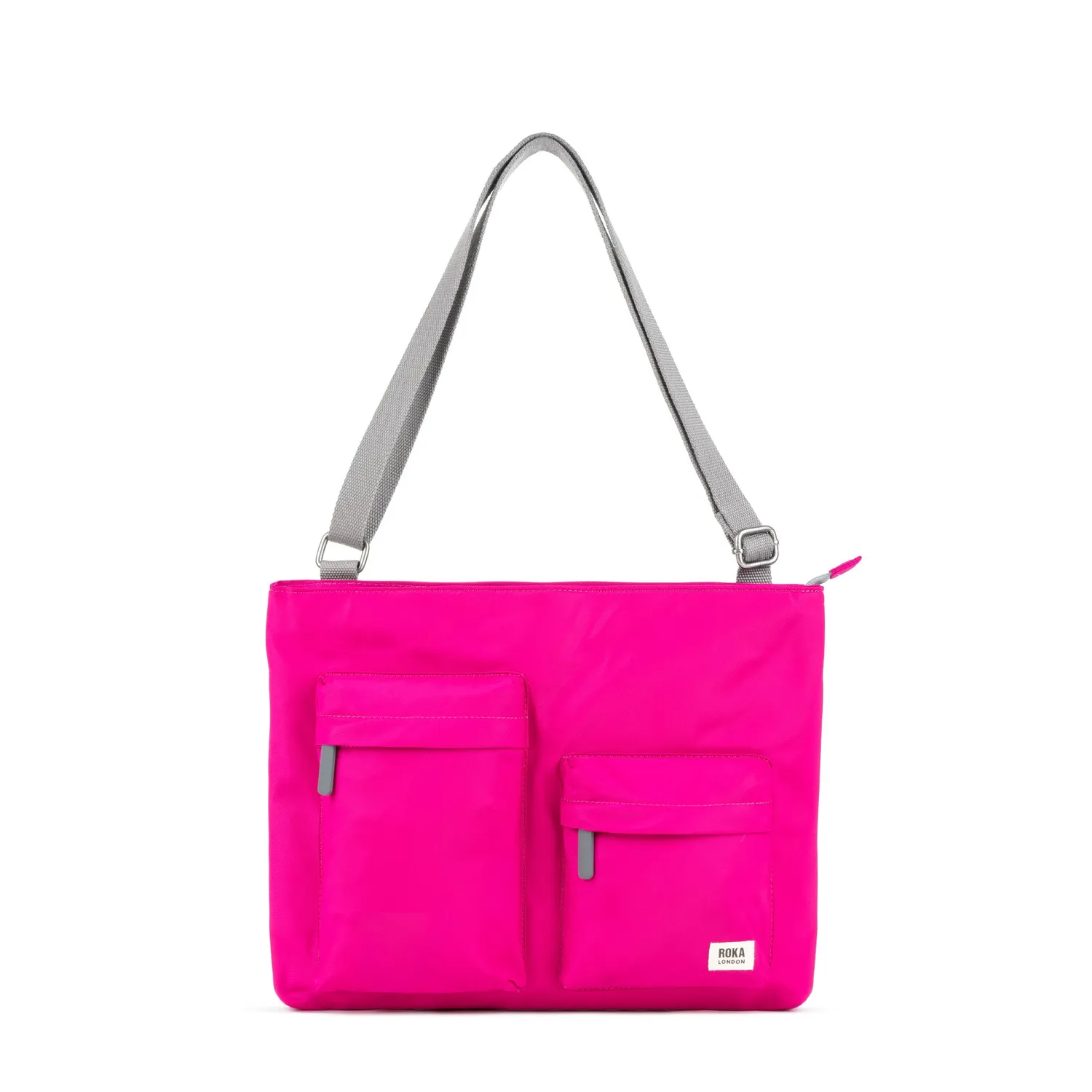 Roka London Moorgate Candy messenger taske Medium lyserød 3,2L