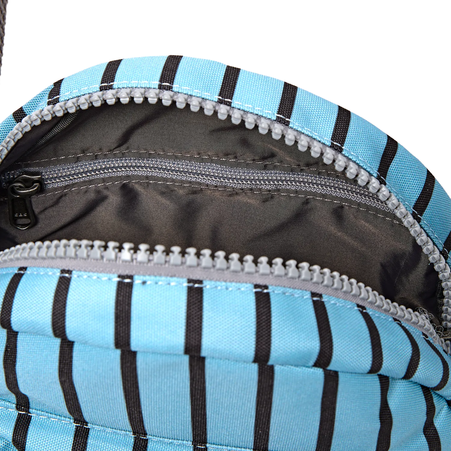 Roka London Paddington crossbody taske Blue Stripe Small