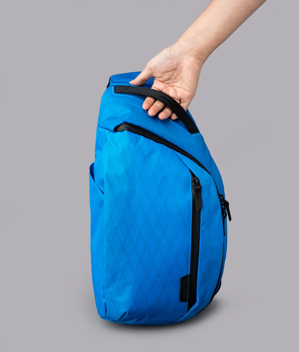 Alpaka Metro Crossbody skuldertaske Bahama Blue vandafvisende