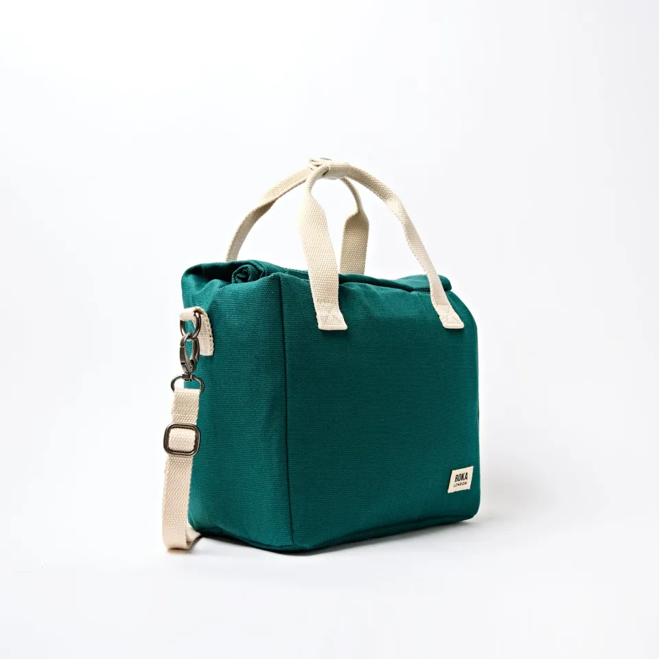 Roka London Hampstead madpakke taske teal 7,4 liter isoleret