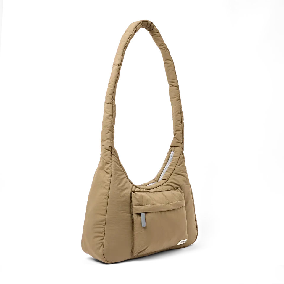 Roka London Belsize crossbody Basil Medium 14,7 liter puffy