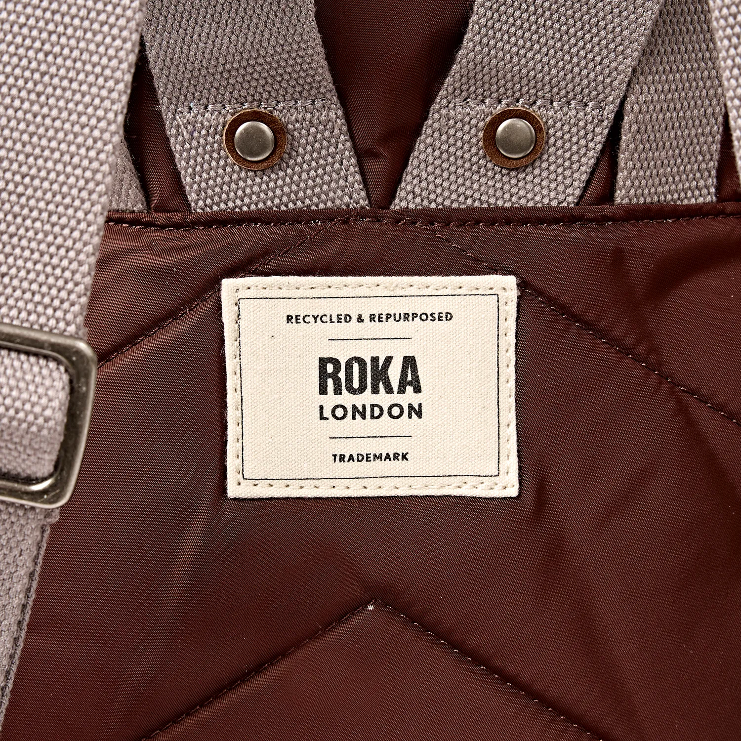 Roka London Bayswater rygsæk Medium rocky road paraplylomme