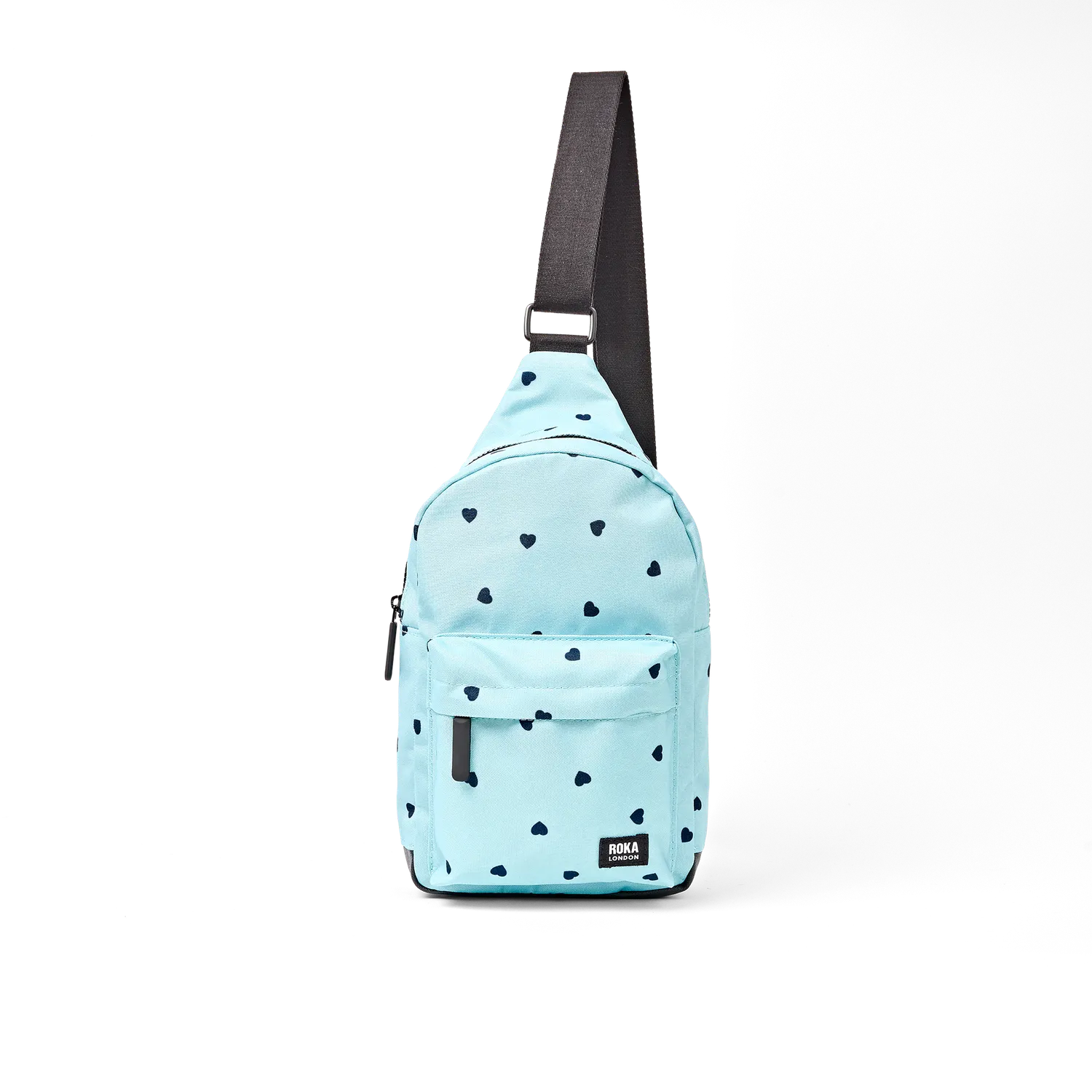 Roka London Willesden sling taske Heart Print Large rummelig