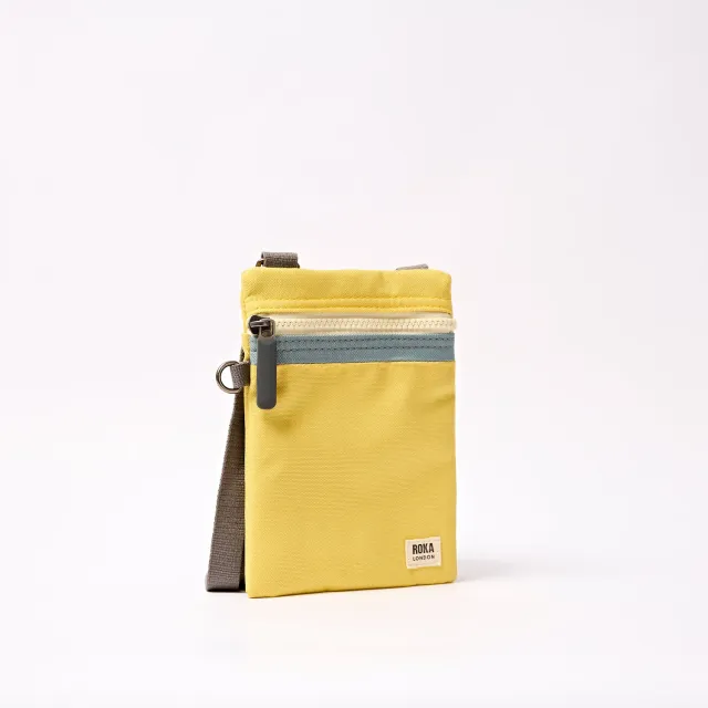 Roka London Chelsea crossbody taske XS lemonade stripe