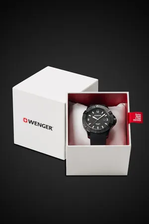Wenger Seaforce ur all black silikone 200 m