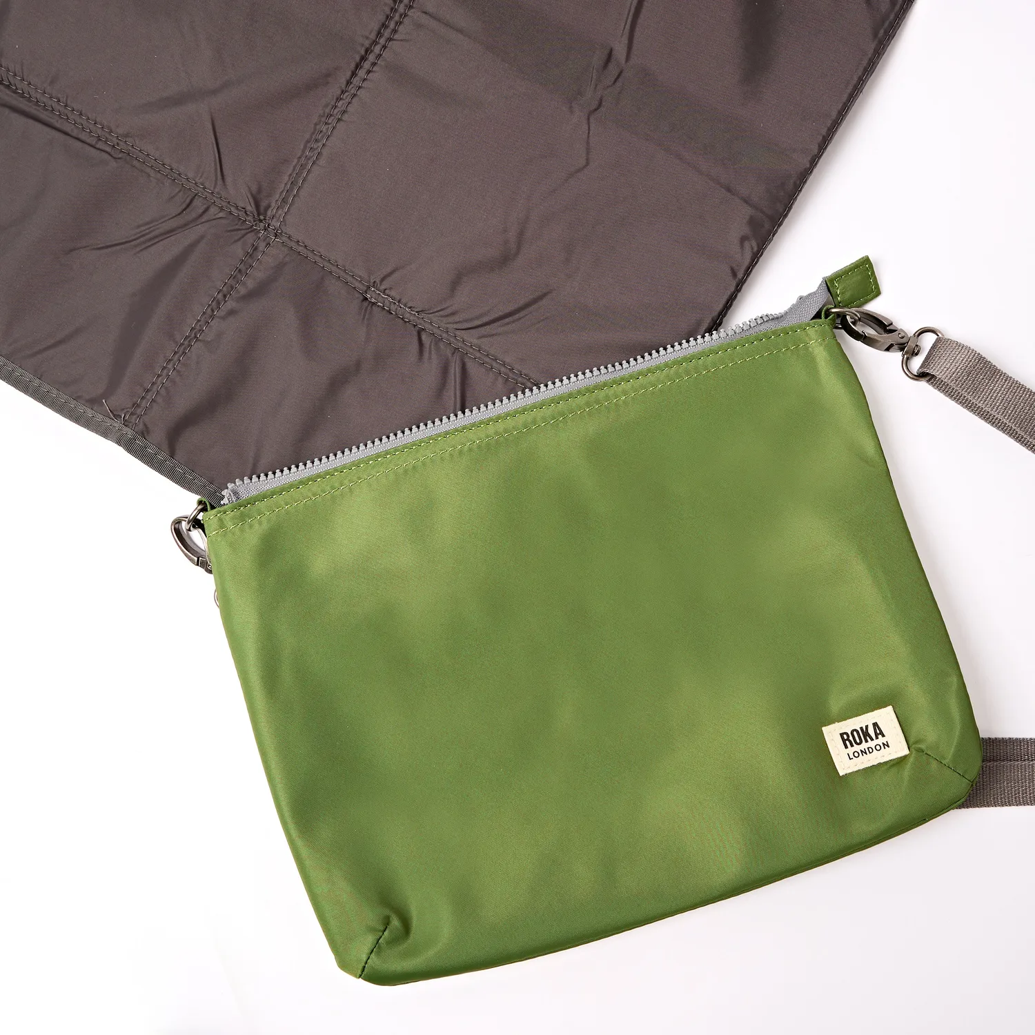 Roka London Primrose pusletaske rygsæk Avocado Large