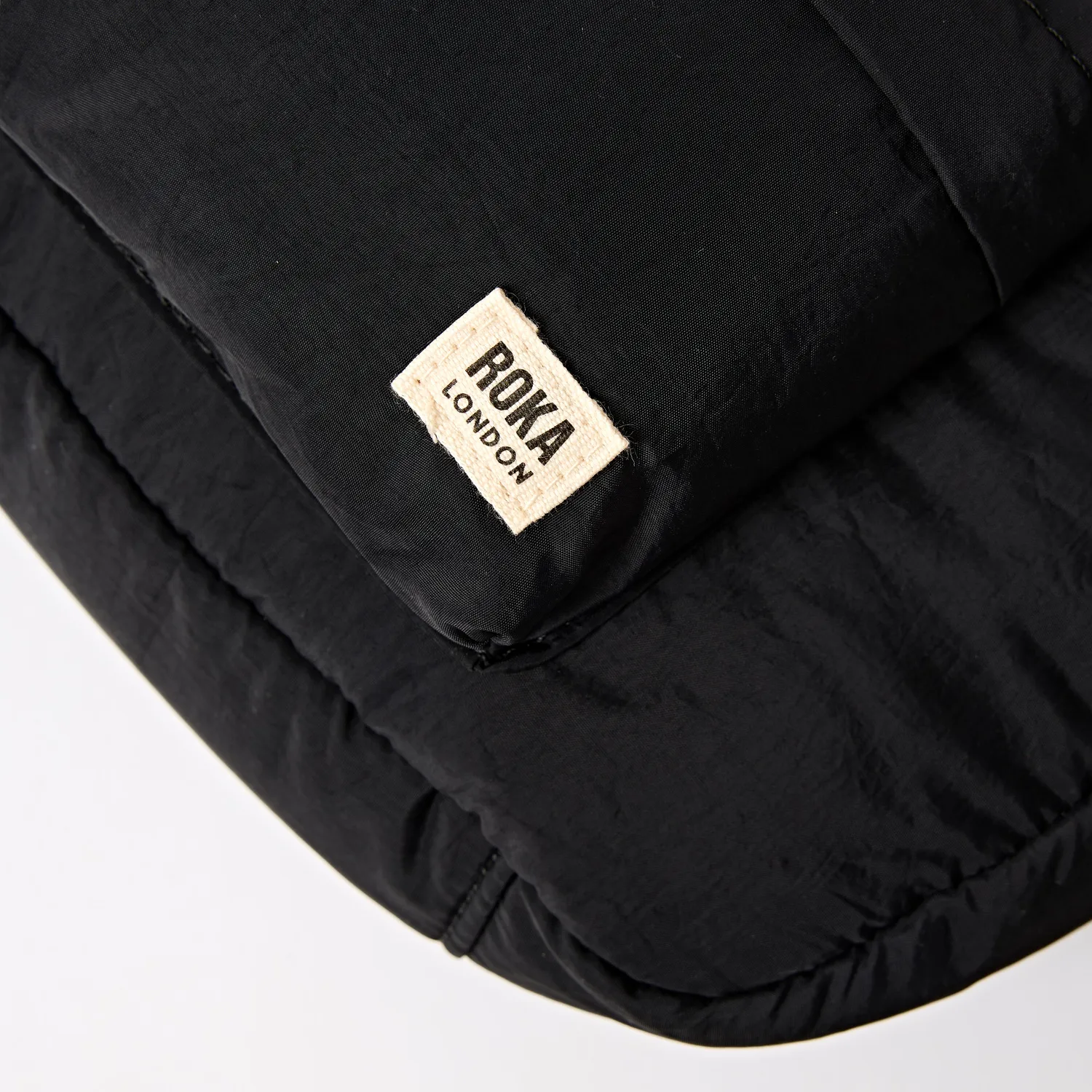 Roka London Belsize Small håndtaske Black quiltet