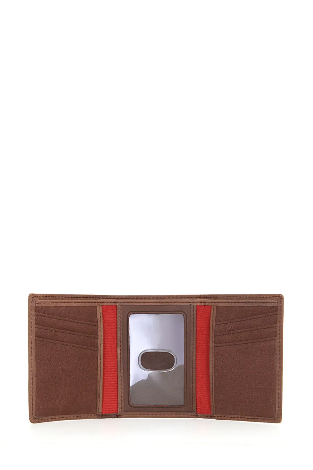 Swissgear Rugged trifold pung brun læder
