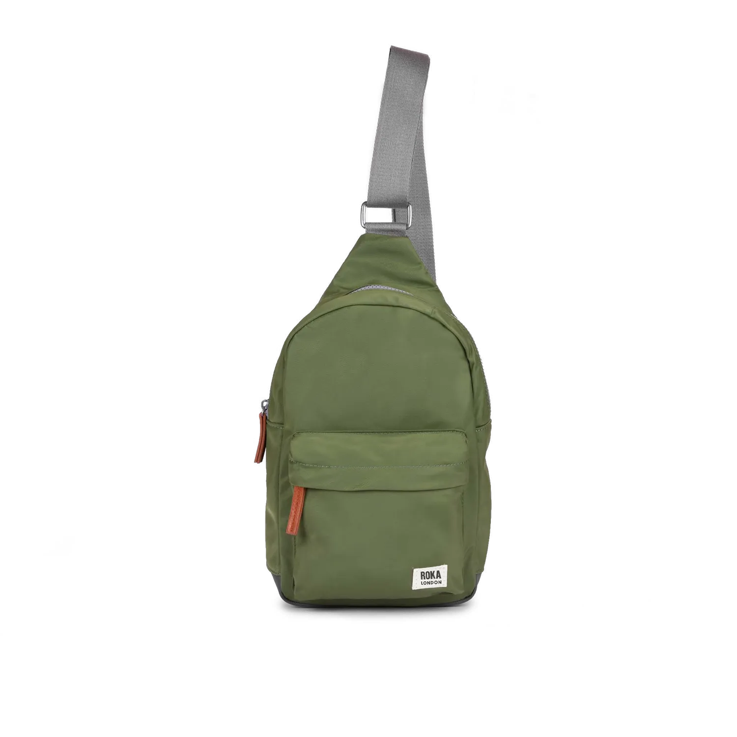 Roka London Willesden Sling Bag crossbody taske Large avocado 5 liter