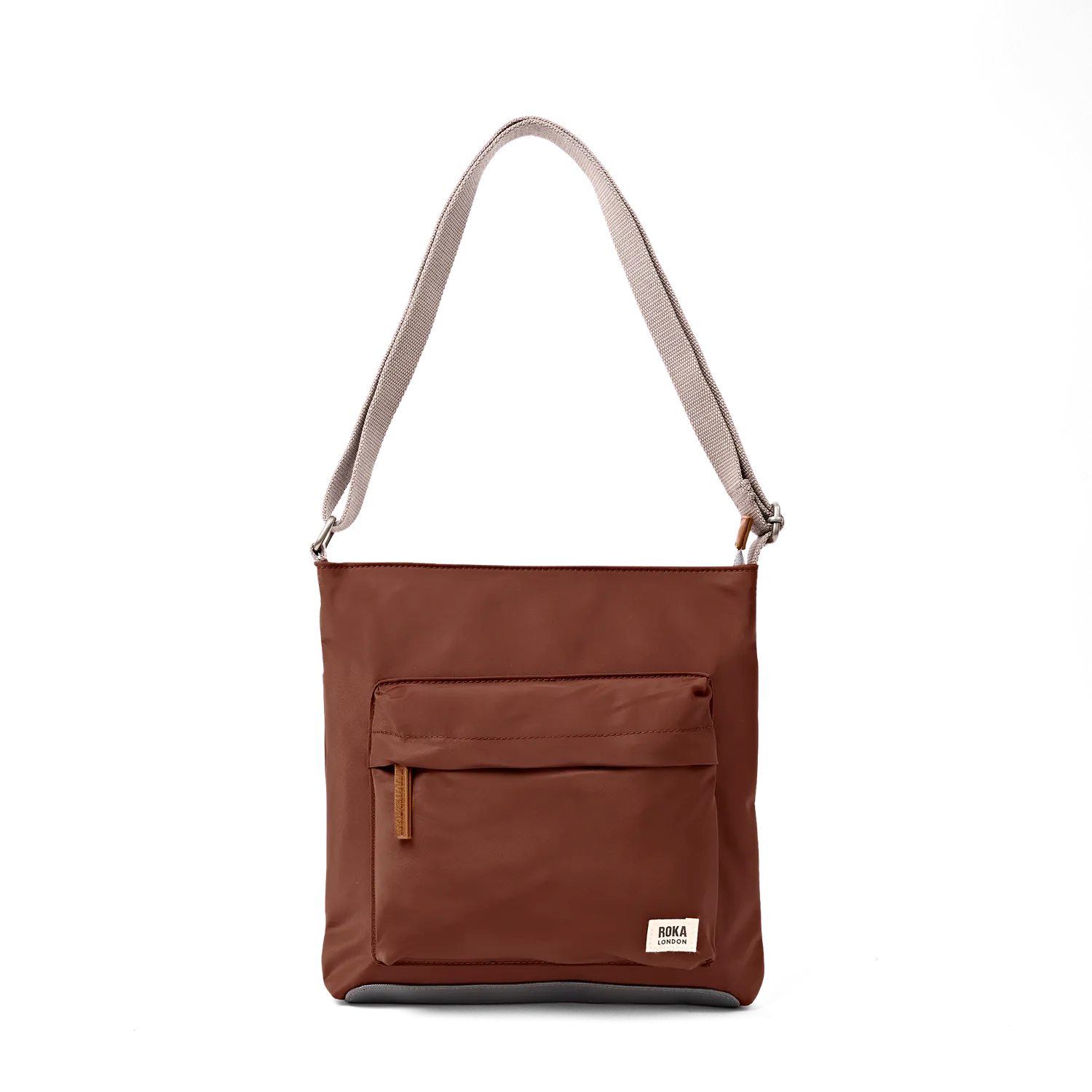 Roka London Kennington Medium crossbody Rocky Road