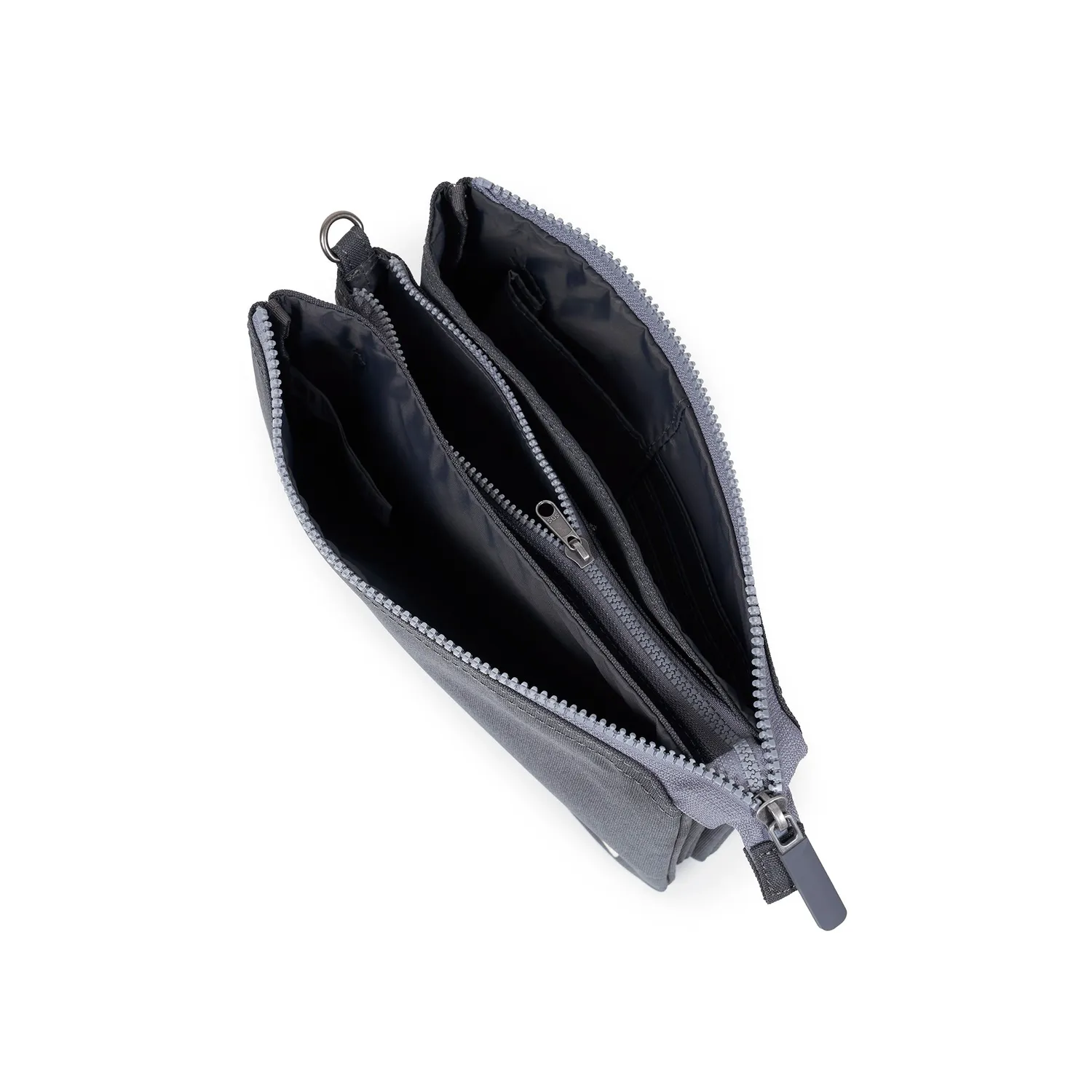 Roka London Carnaby crossbody taske faded black XL pungtaske