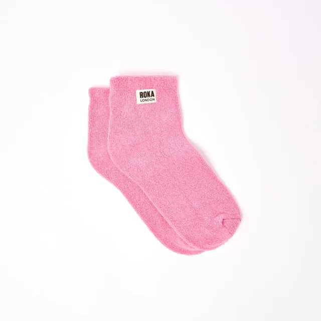 Roka London Watford strømper Pink Carnation 36-42