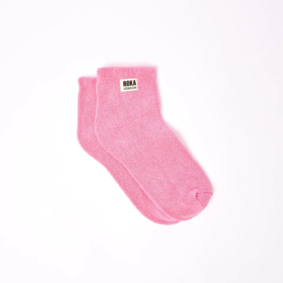 Roka London Watford strømper Pink Carnation 36-42