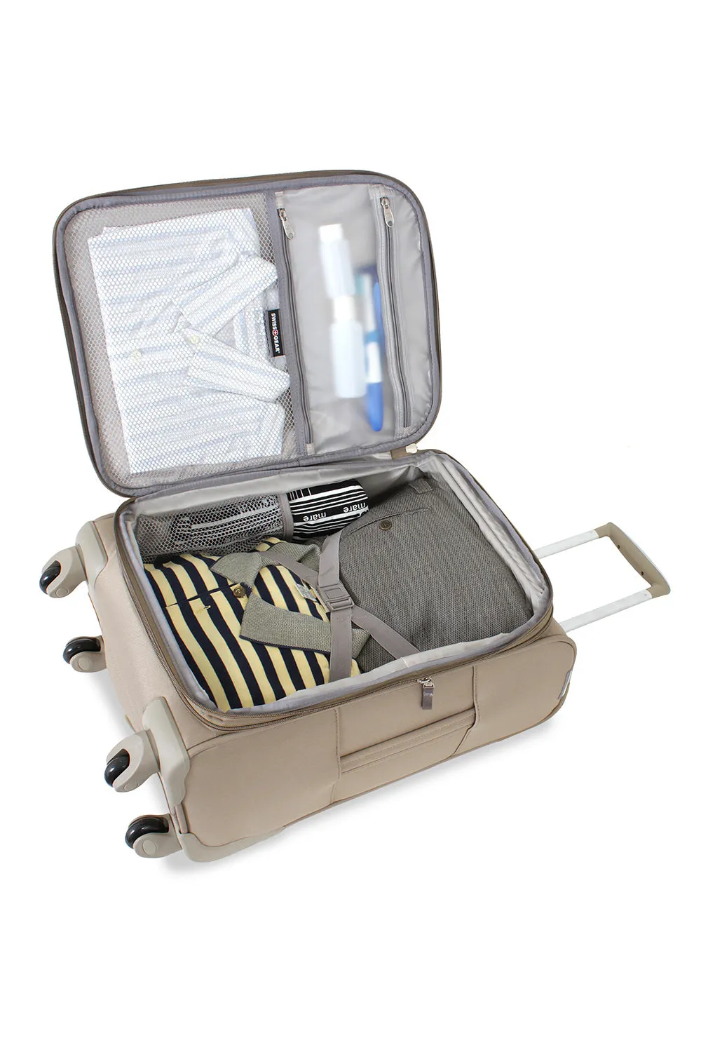 Swissgear 7353 kabinekuffert Beige udvidelig 4 hjul