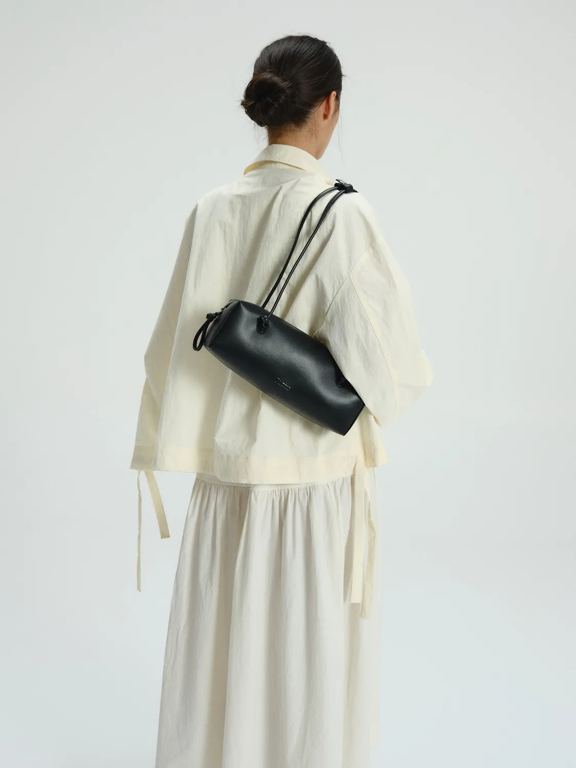 Ölend Mini Brick Bag skuldertaske Black vegansk læder