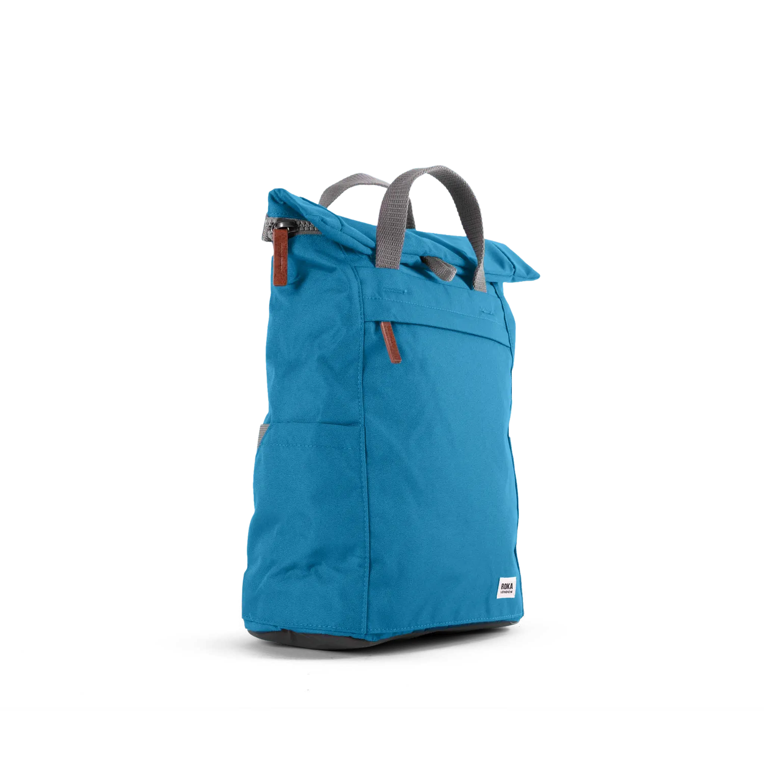 Roka London Finchley rygsæk Marine roll-top