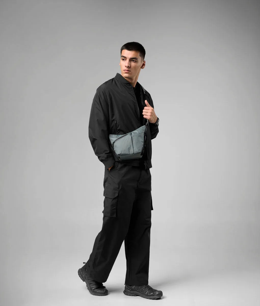 Alpaka Flow Satchel skuldertaske 2L slate gray vejrbestandig
