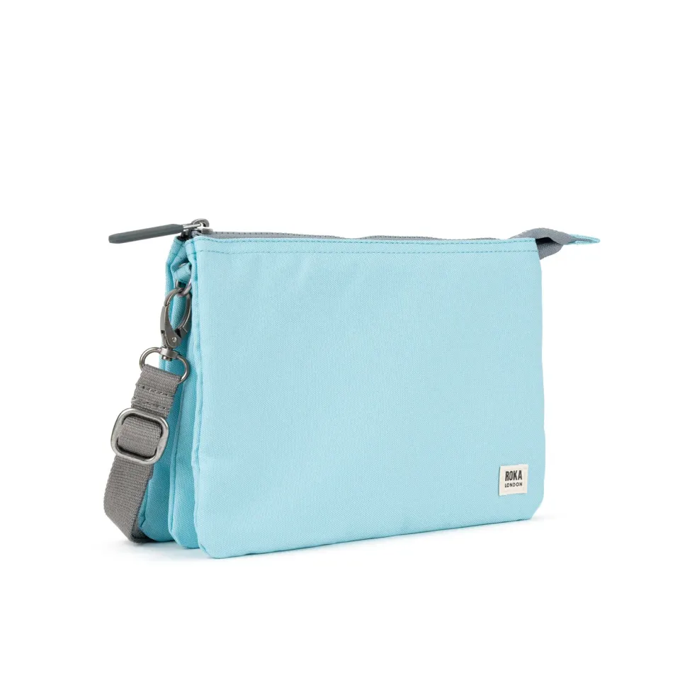 Roka London Carnaby XL crossbody ice med kortrum