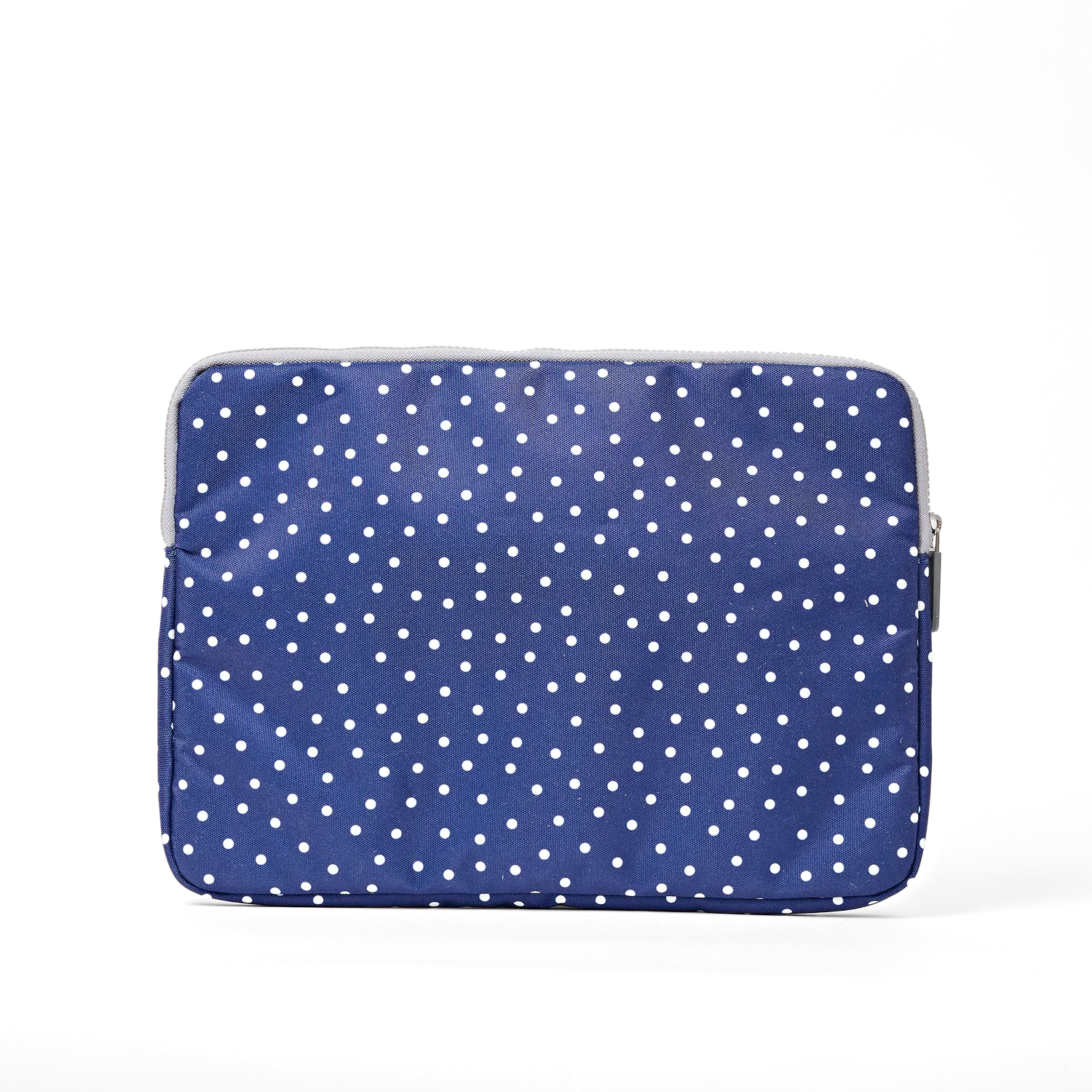 Roka London Brick Lane laptop sleeve 14 navy polka dot