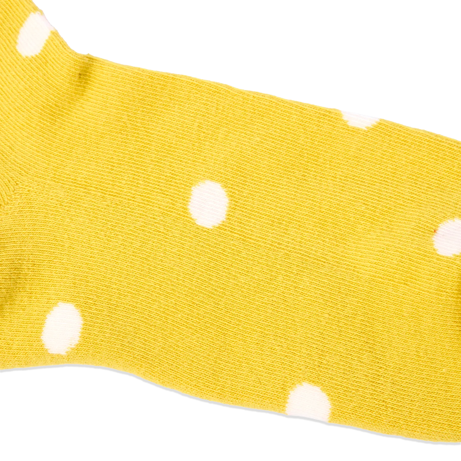 Roka London Wimbledon strømper summer yellow dot bomuld