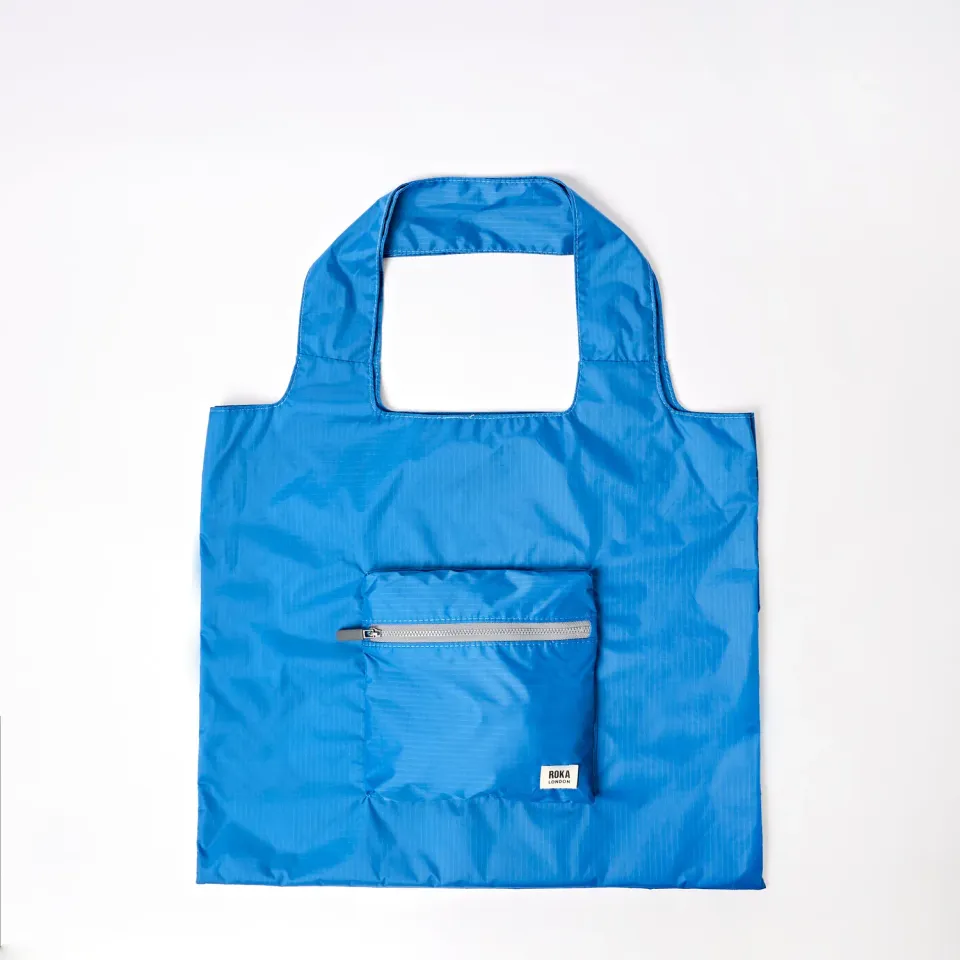 Roka London Borough Shopper mulepose Medium Malibu Blue let