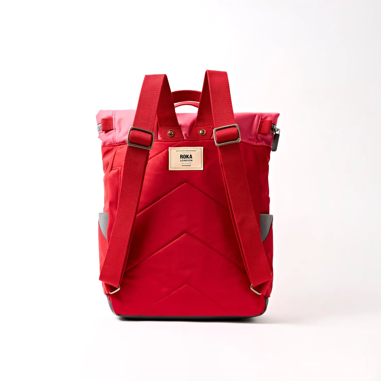 Roka London Canfield rygsæk Small Red Tonal 9,8 liter