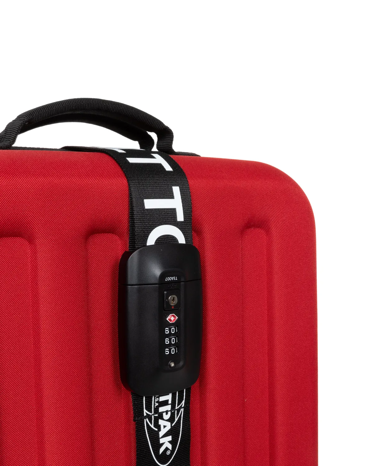 Eastpak Lockbelt kufferrem sort small med TSA-lås