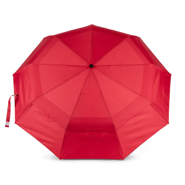 Roka London Waterloo paraply Cranberry stormsikker