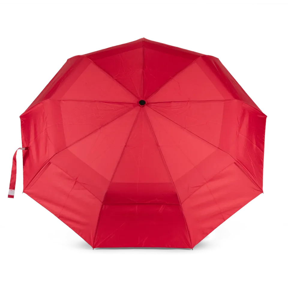 Roka London Waterloo paraply Cranberry stormsikker