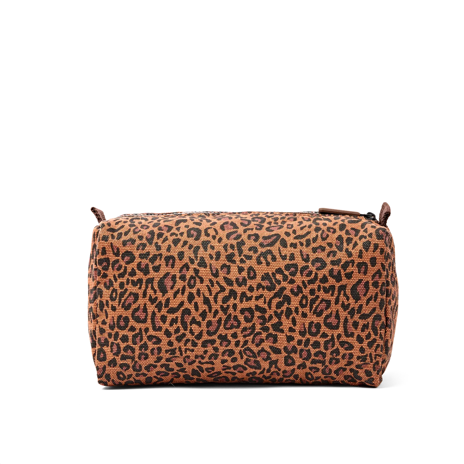 Roka London Maygrove toilettaske Leopard Mini Small canvas