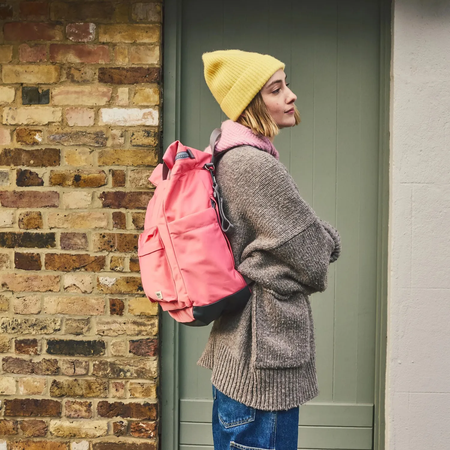 Roka London Primrose pusletaske Large Pink Lemonade 4-i-1