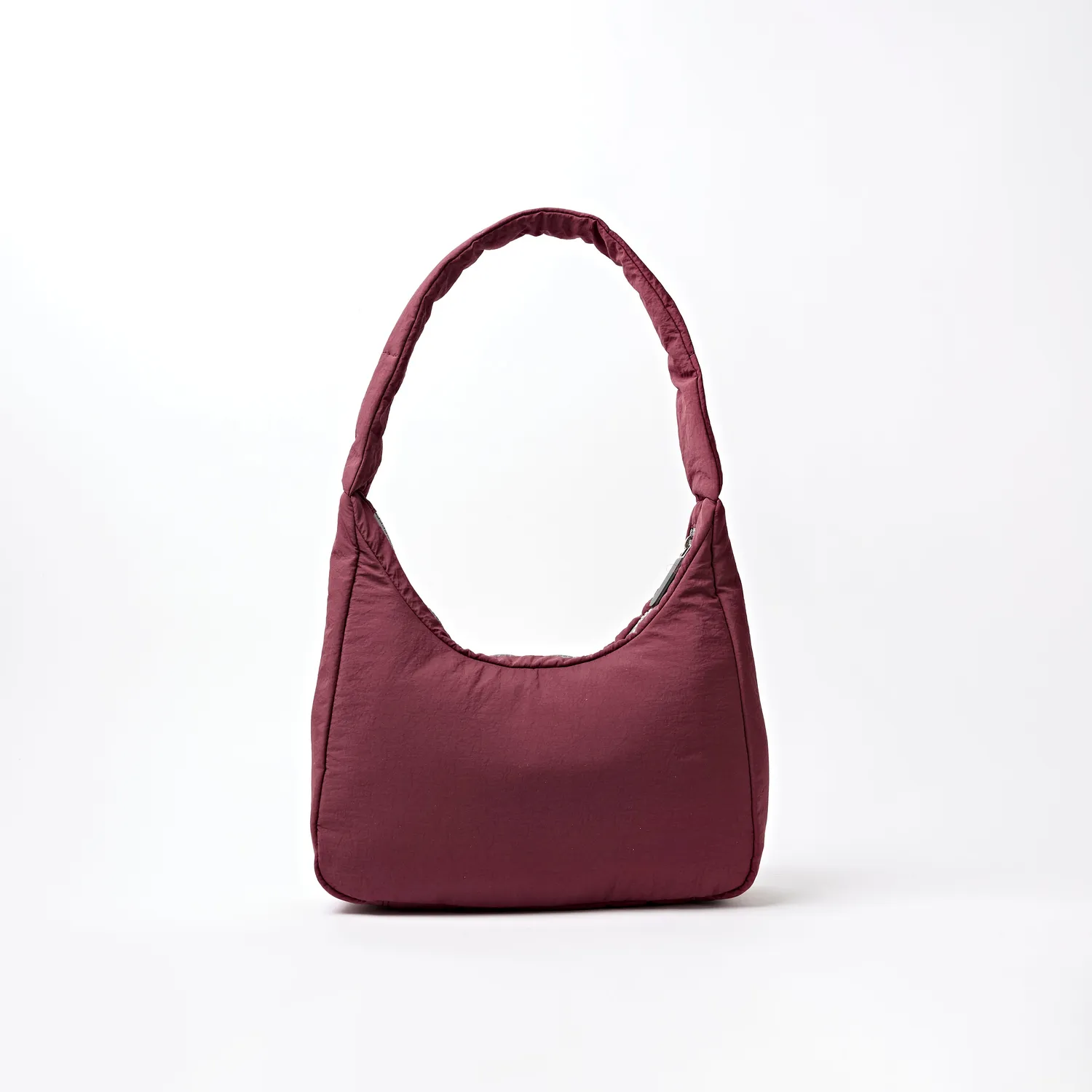 Roka London Belsize Small håndtaske Bordeaux quiltet
